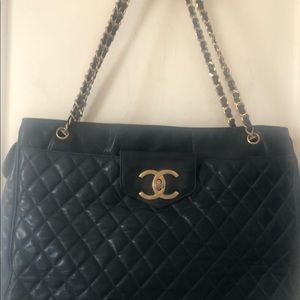 Chanel  Authentic Vintage Rare XL Shopper for the Ultimate Diva Chanel Collector